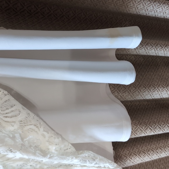 NWT Women's Size 2X Kiyonna Bridal White Bella  Lace Lined Dress - Picture 11 of 14